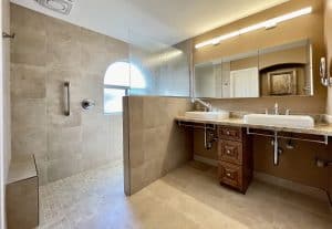 walk in shower